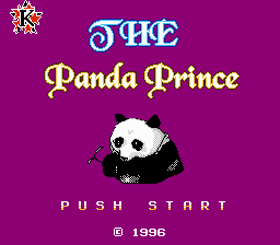 The Panda Prince (Donkey Kong Country hack) Title Screen